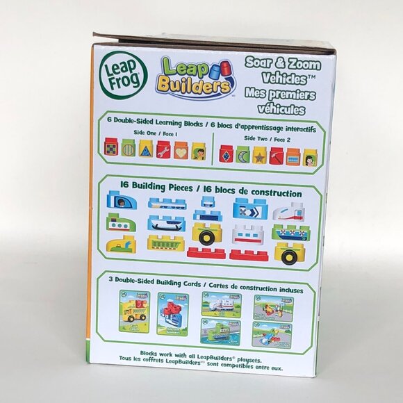 Leapfrog Leap Builders Blocks Soar and Zoom Vehicles For Age 2+ New in Box - Picture 15 of 16